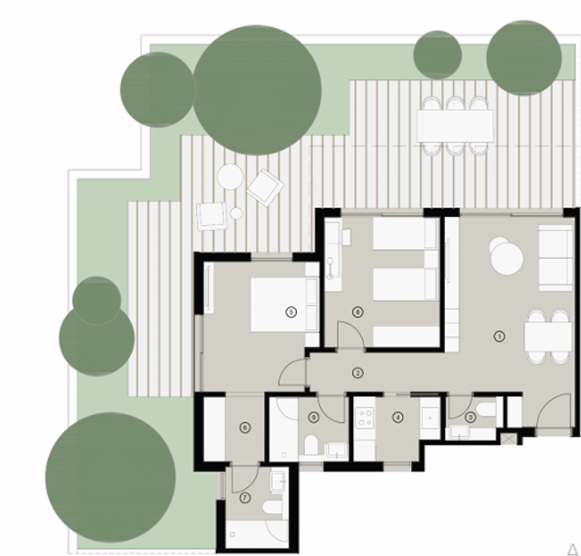 Service Apartment — Typical