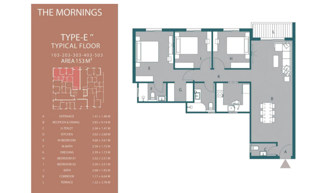 Service Apartment — Typical