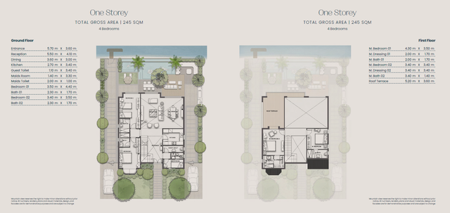 One Story Villa