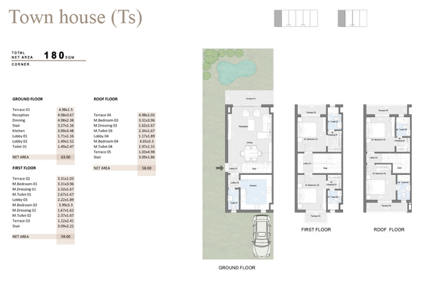 Townhouse — Middle
