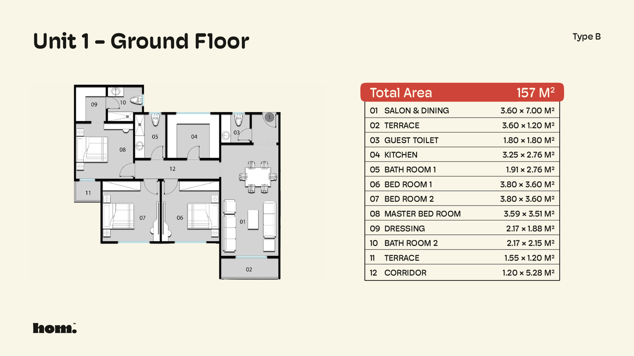 Apartment — Ground