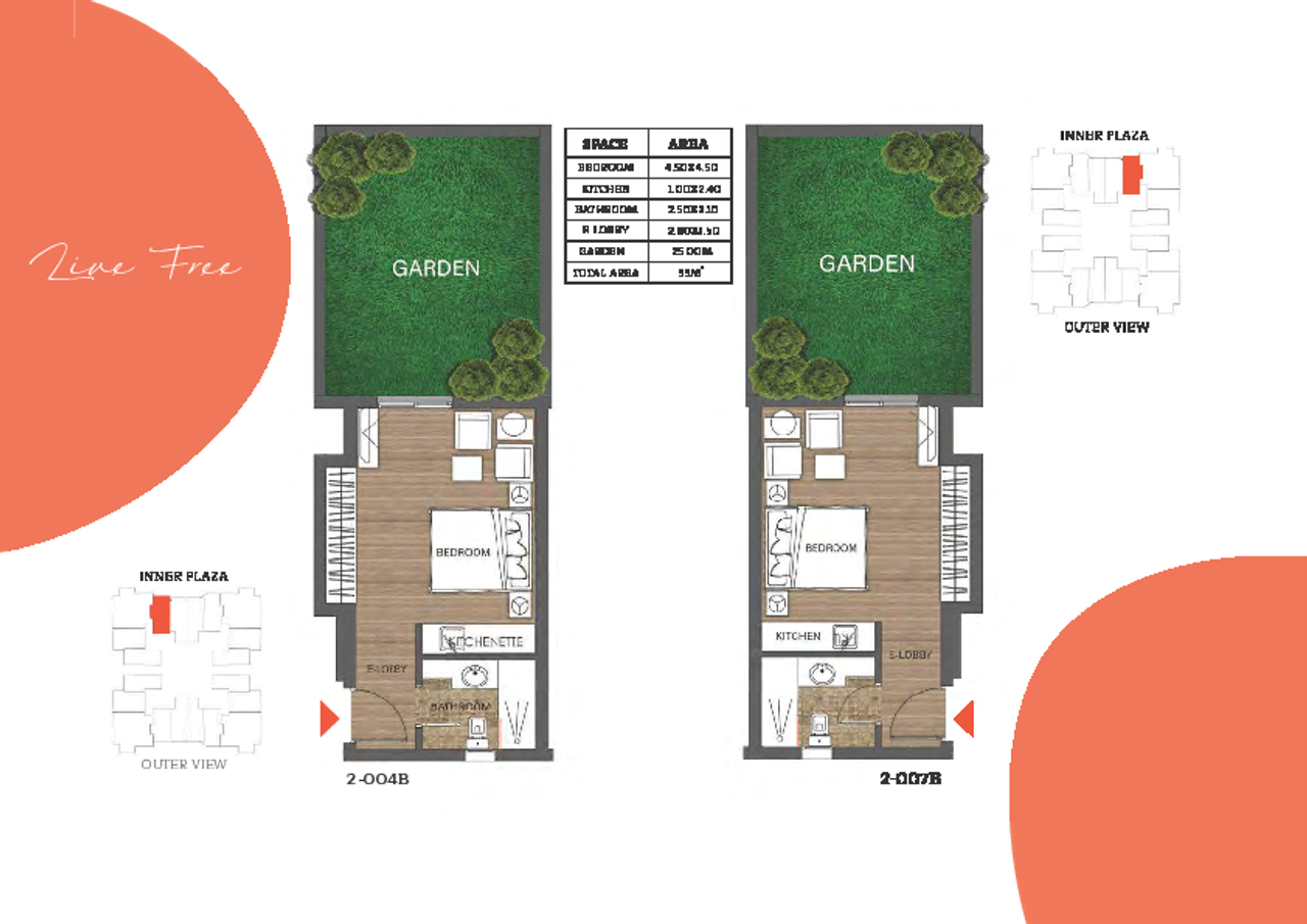 Service Apartment — Ground