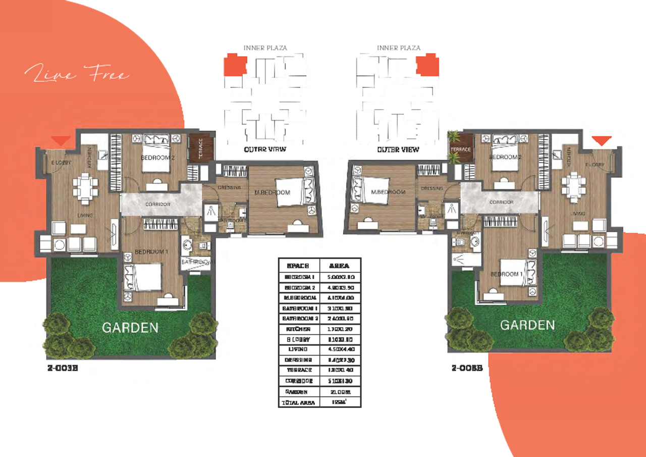 Service Apartment — Ground