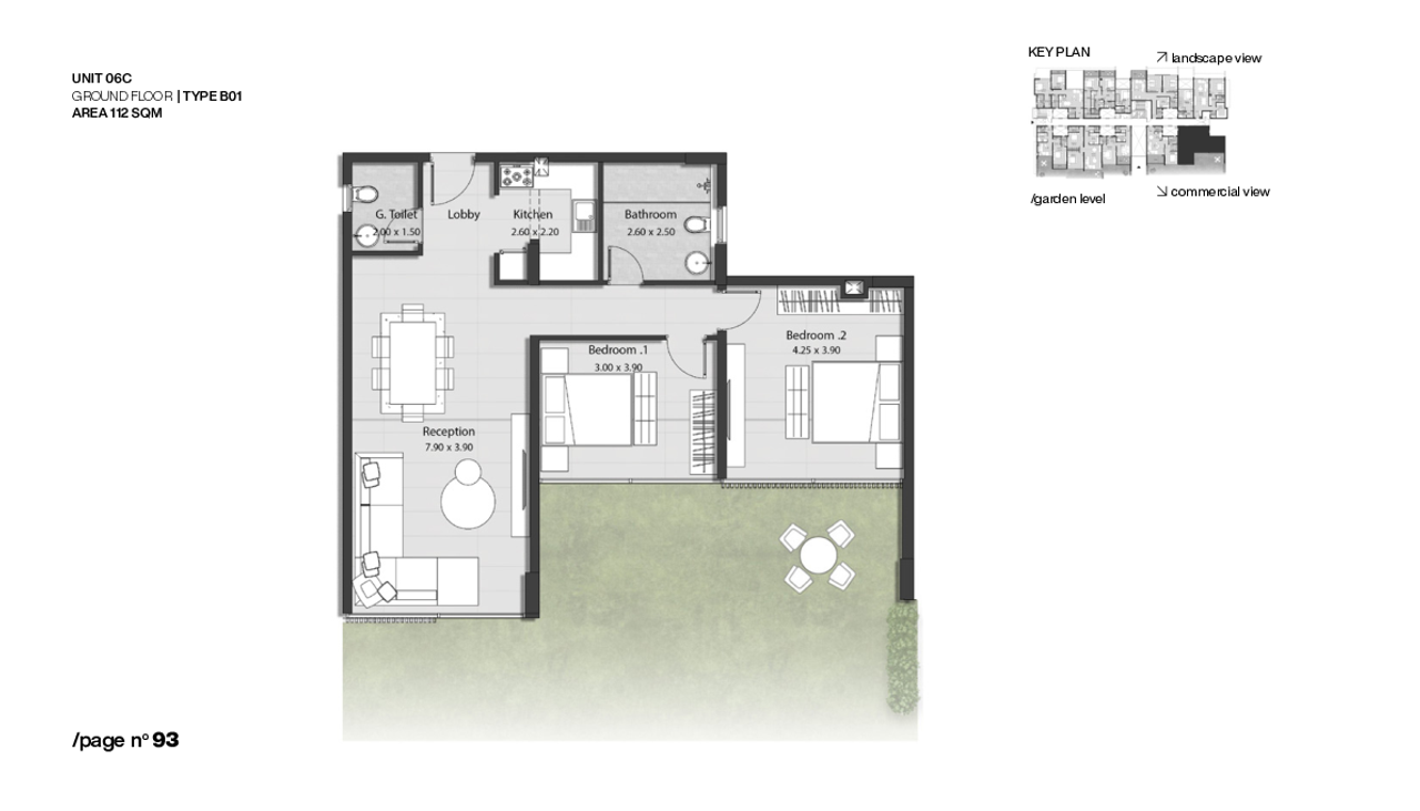 Service Apartment — Ground