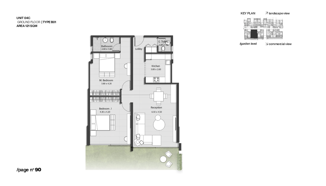 Service Apartment — Ground