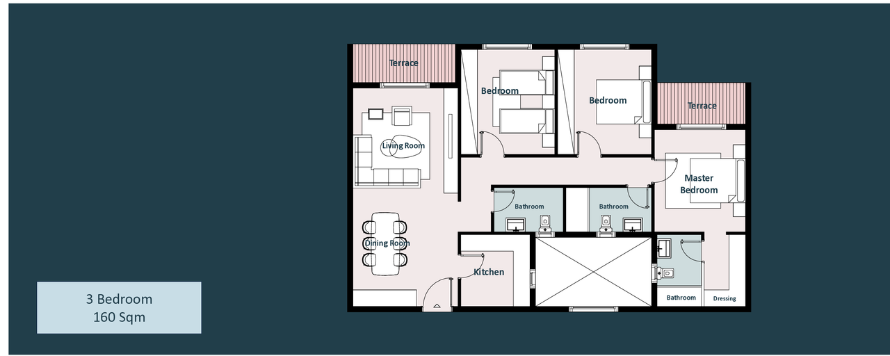 Apartment — Ground
