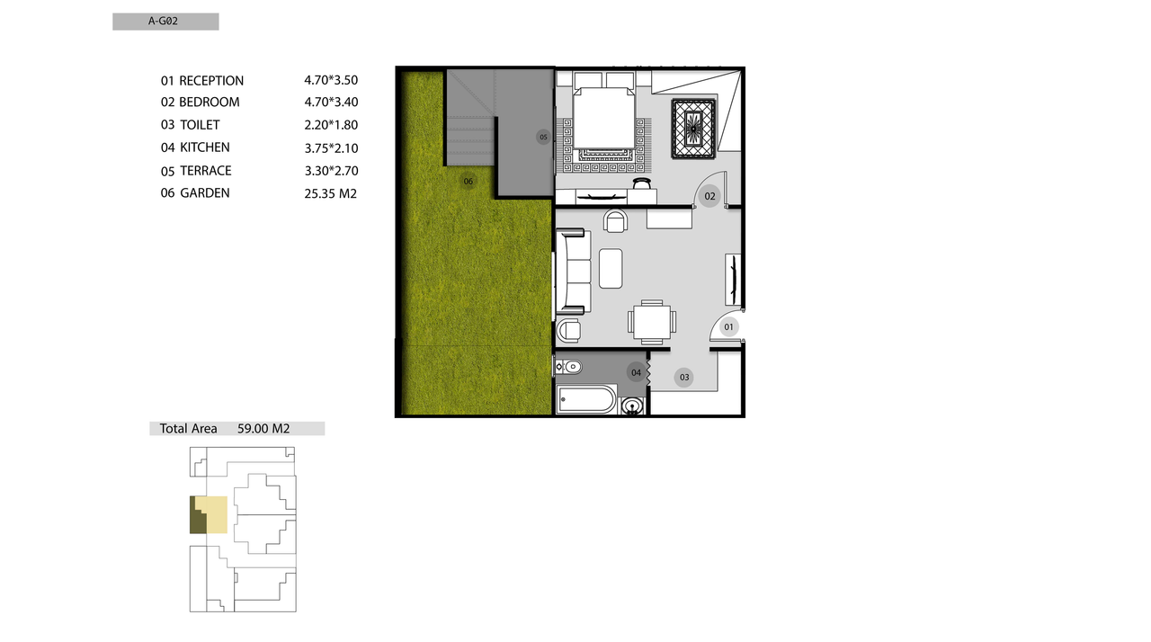Apartment — Ground
