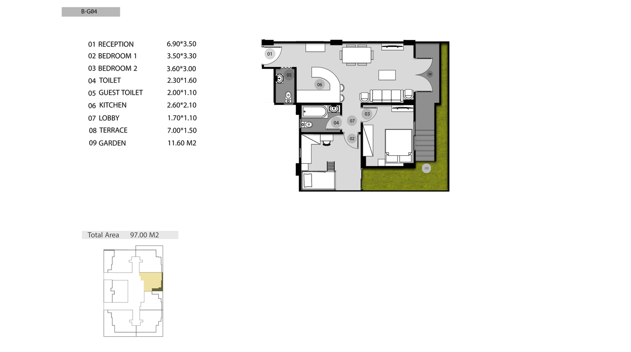 Apartment — Ground