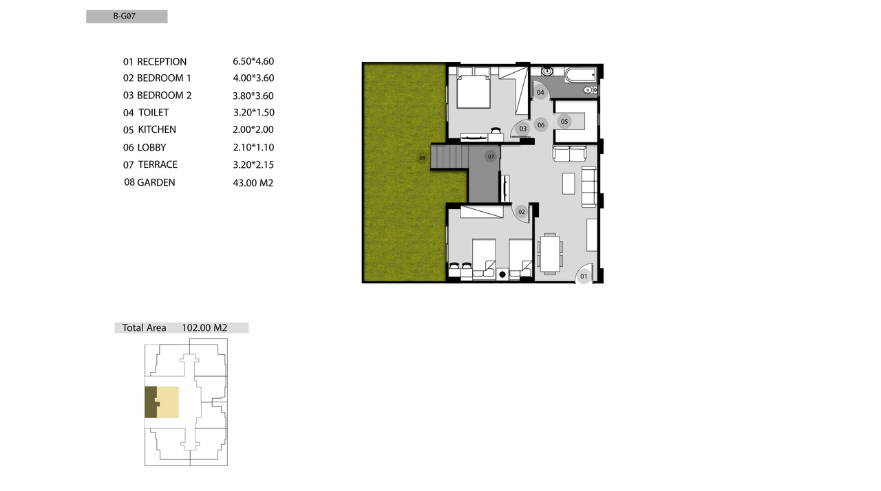 Apartment — Ground