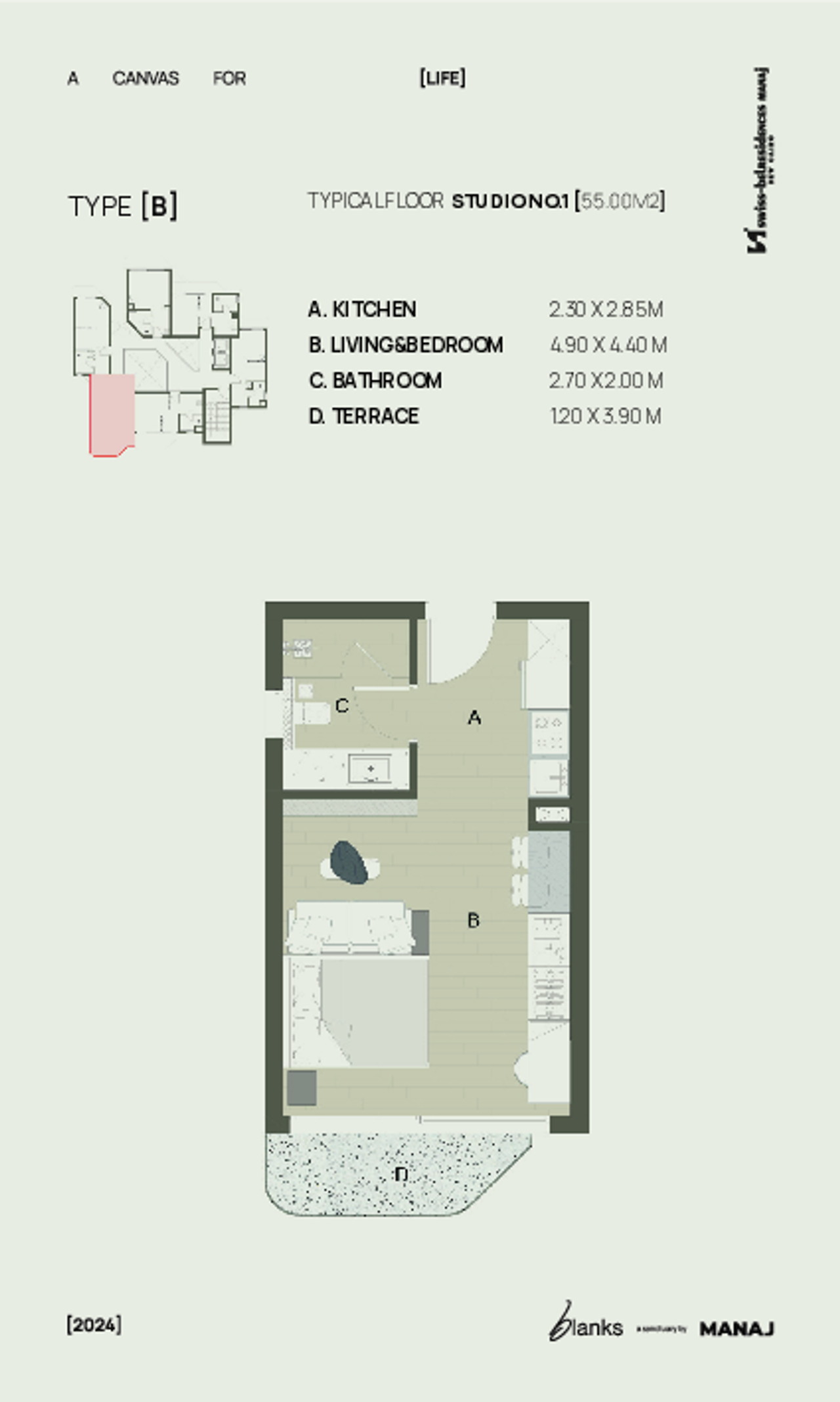 Service Apartment — Typical