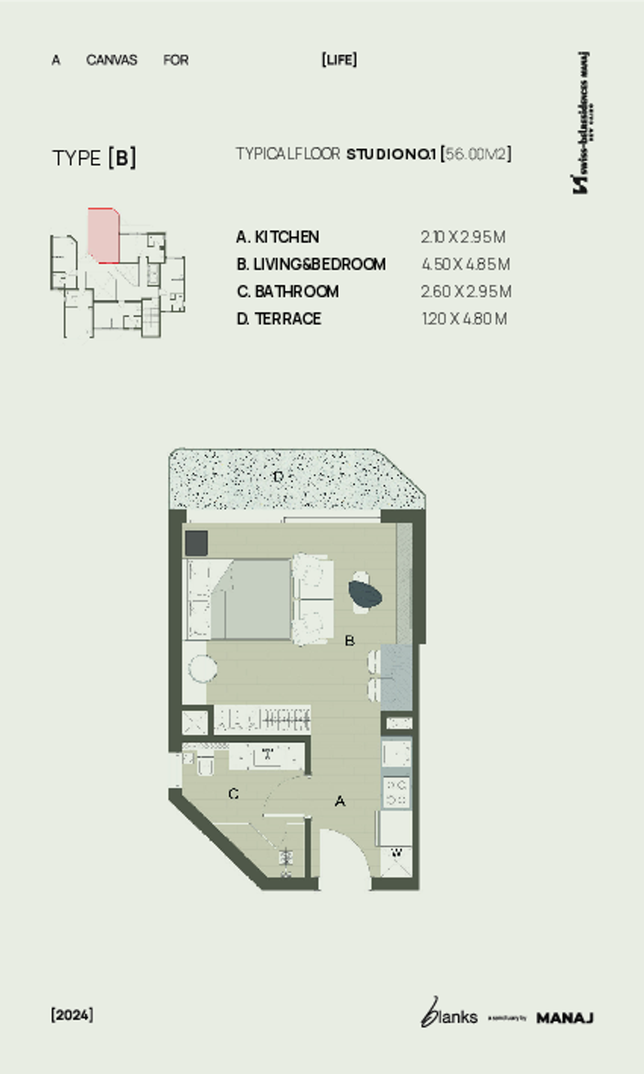Service Apartment — Typical