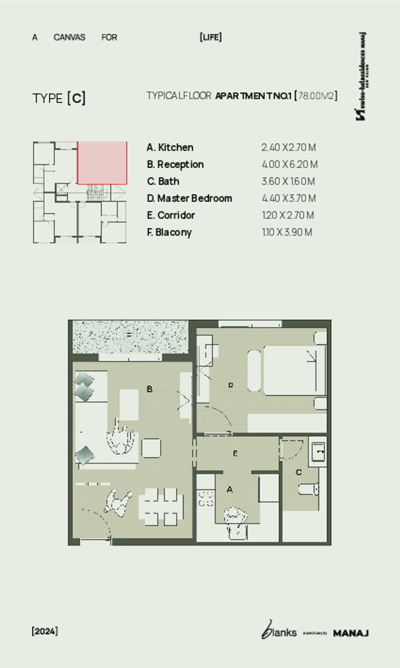 Service Apartment — Typical
