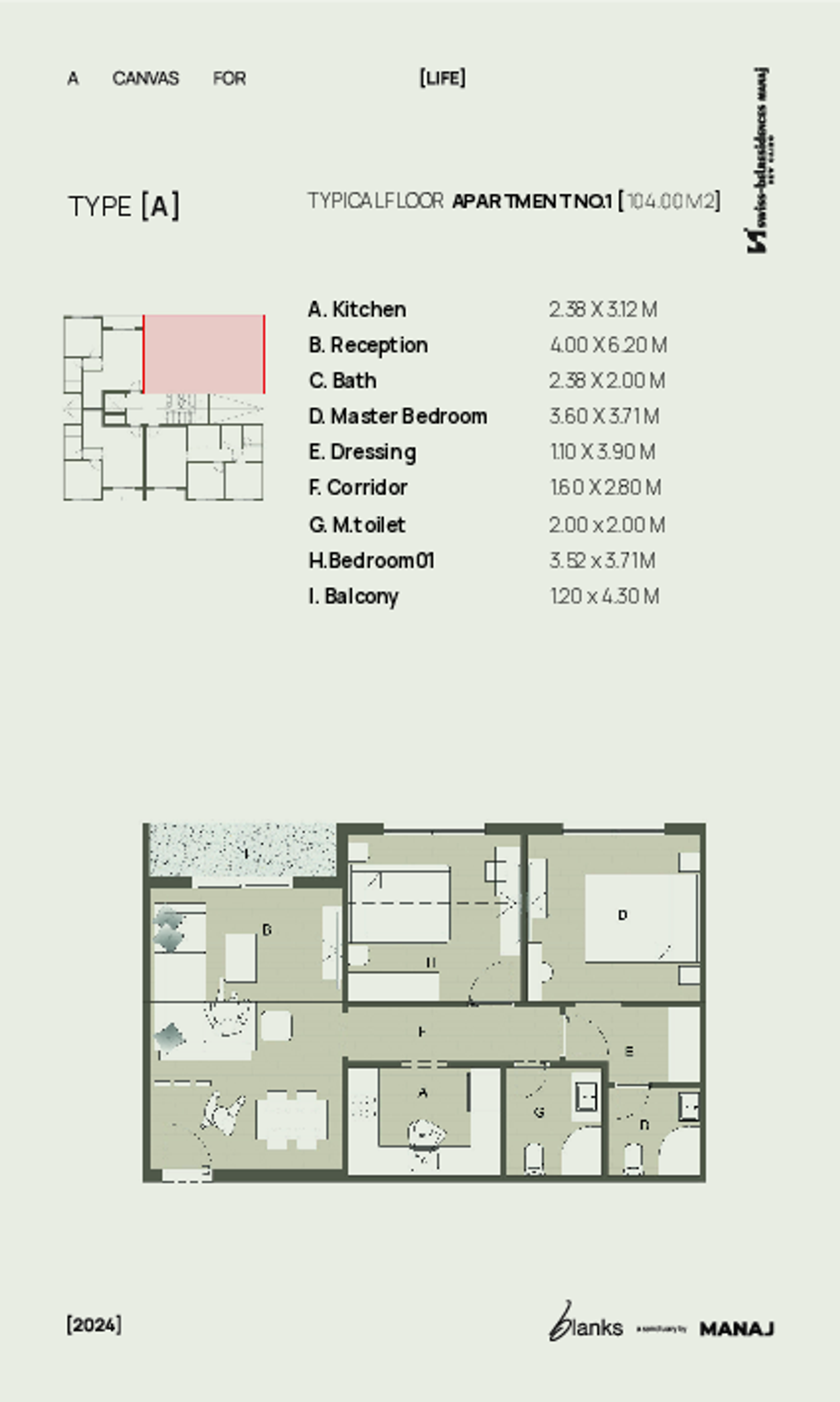 Service Apartment — Typical